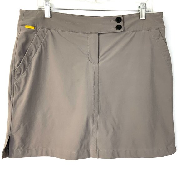 LOLE Cassyope Activewear Golf Skort Taupe Gray Sz 12 - Picture 6 of 16